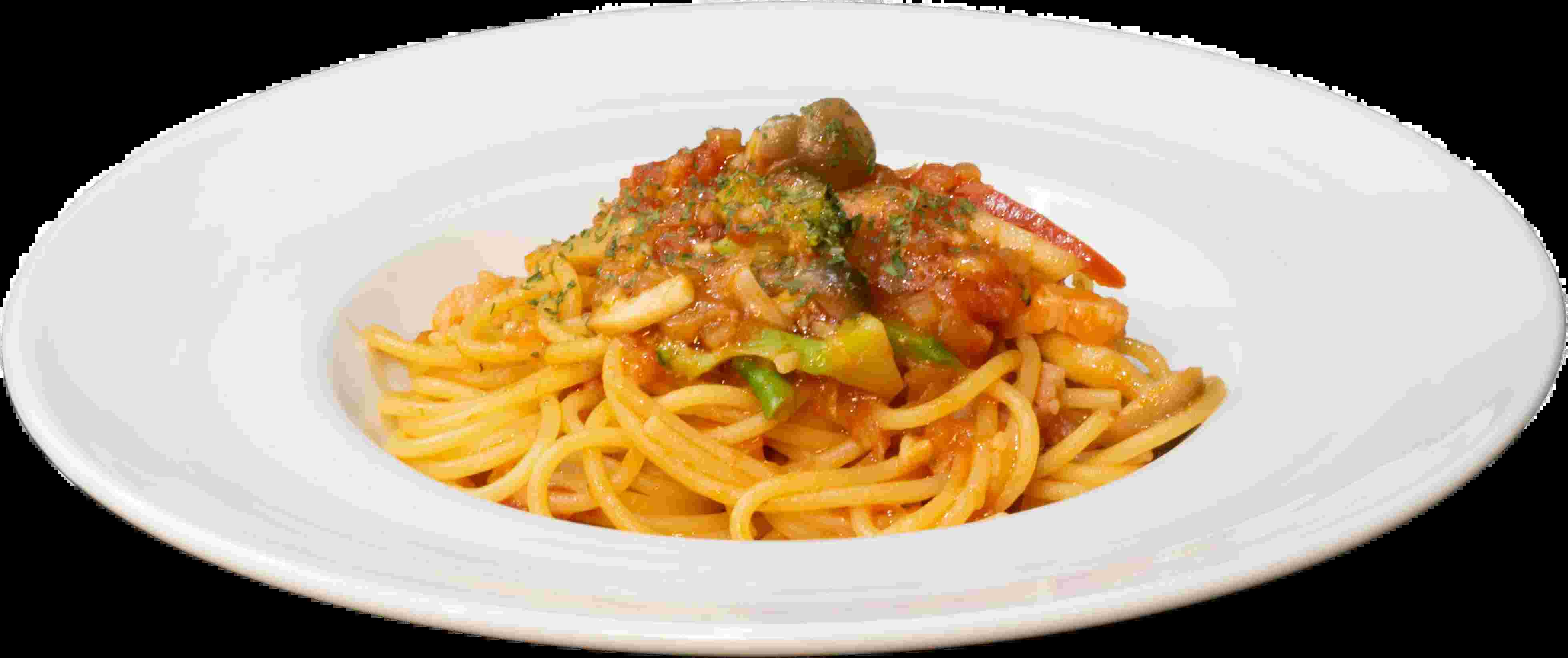 自家製トマトソースパスタ