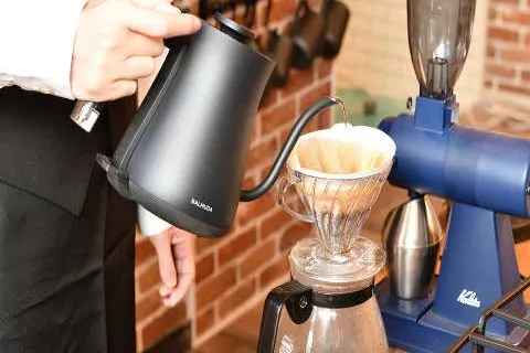 淹れたてコーヒー